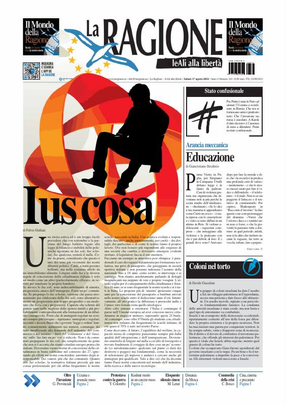 Prima-pagina-la ragione-oggi-edizione-di-oggi-20240817